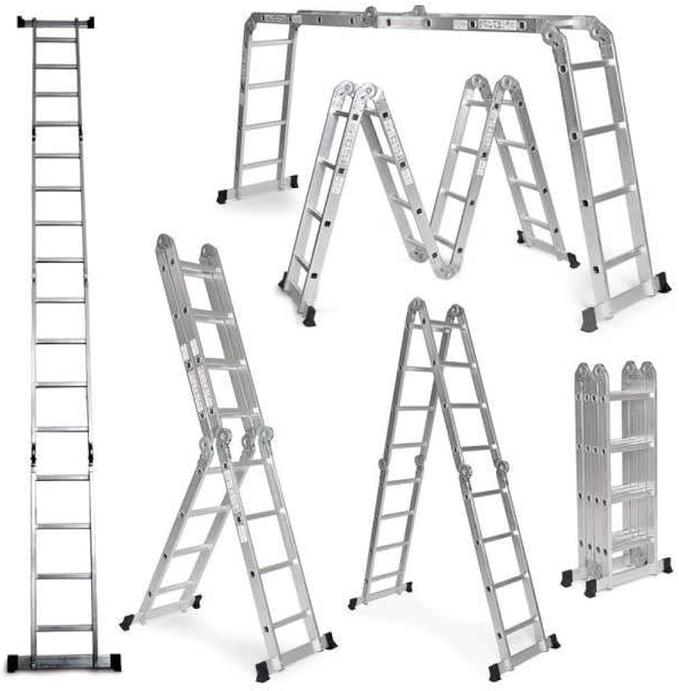 Scala pieghevole multifunzione