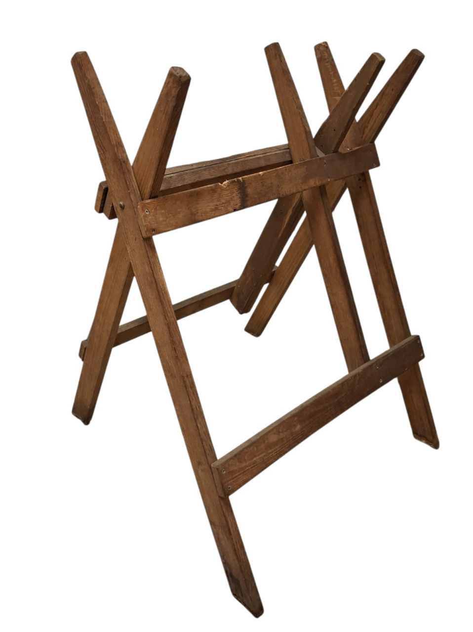 Cavalletto per taglio legna pieghevole
