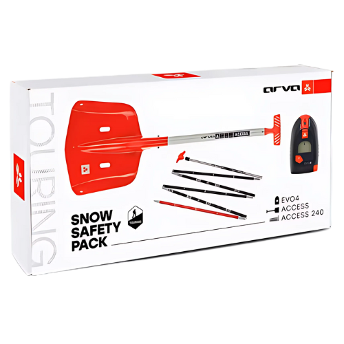 Set sicurezza completo con arva, pala e sonda