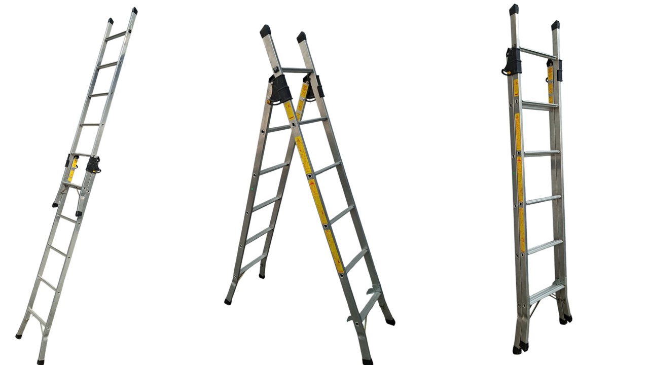 Scala in alluminio multifunzione - 3 in 1