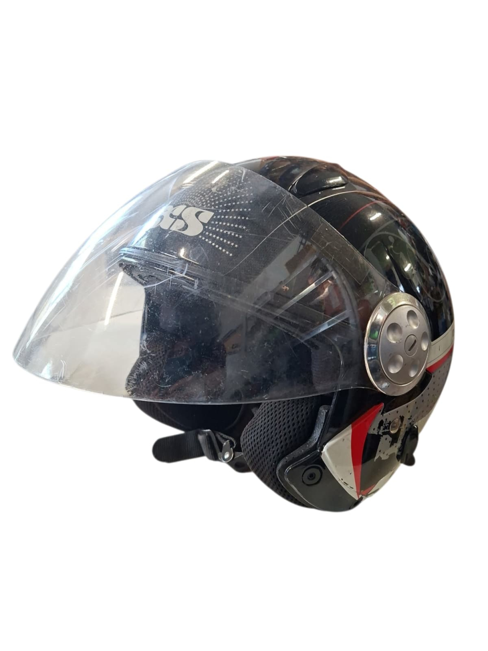 Casco da moto jet