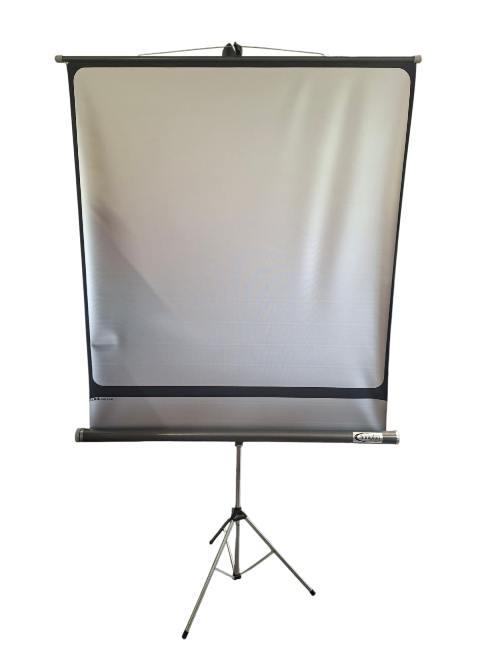 Telo per beamer con treppiede - grigio