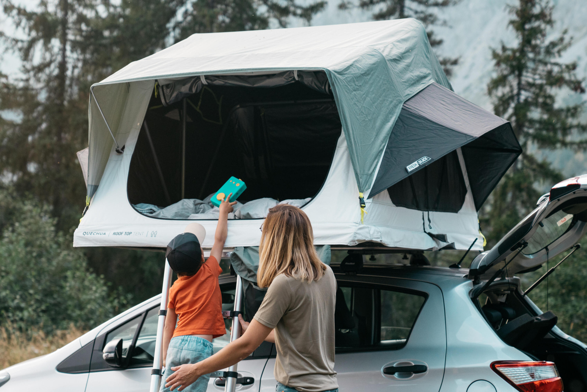 Tenda da tetto per auto