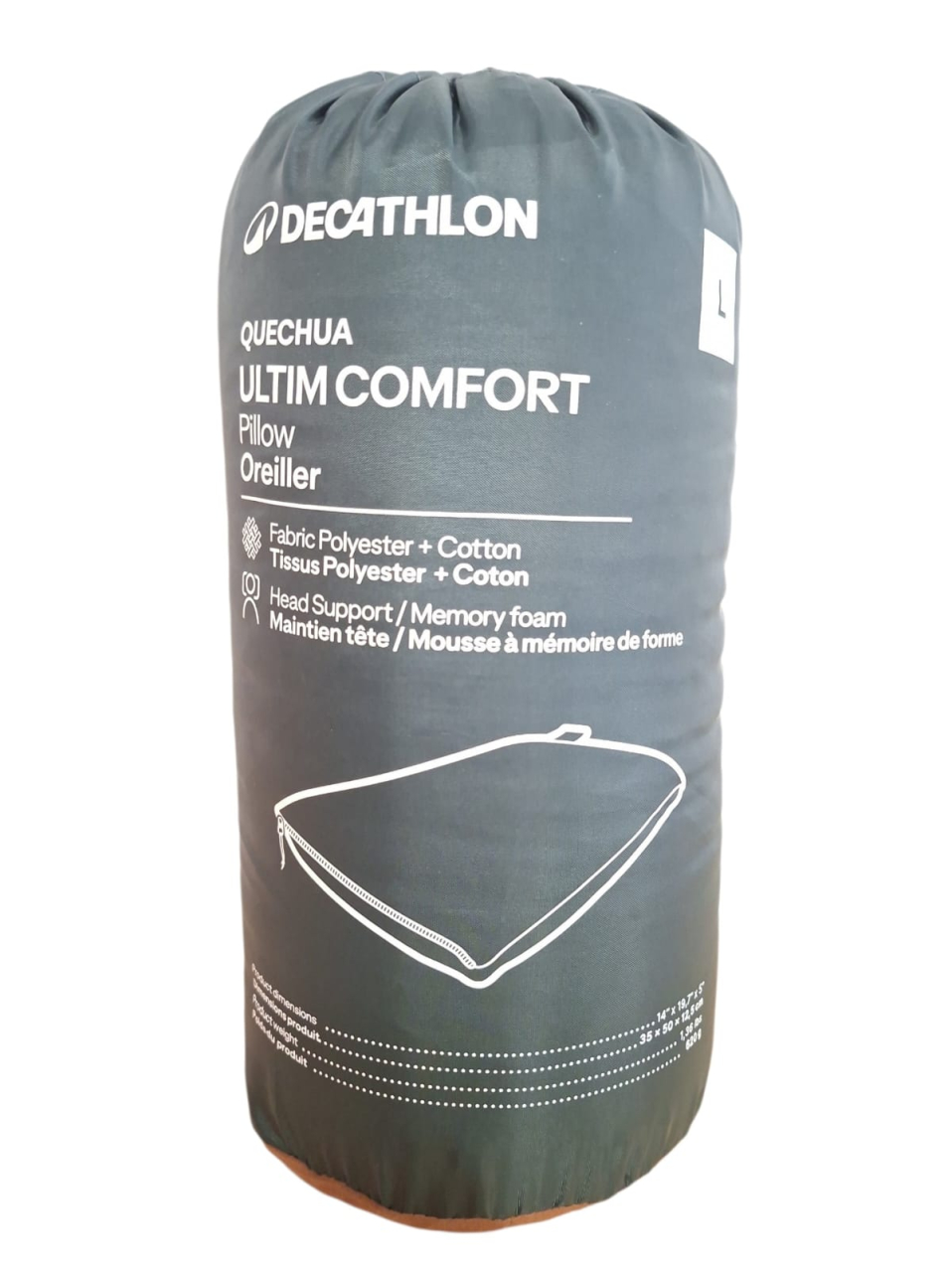 Cuscino da campeggio in memory foam